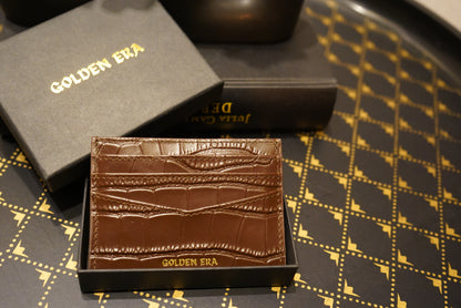 Crocodile pattern Cardholder